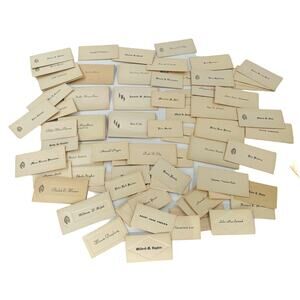 Vintage Graduation Card Name Cards 1940s Retro Fredonia Kansas Ephemera History